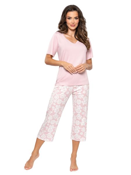 Baumwollpyjama mit 3/4 Hose - Rosalia 3/4 - 2