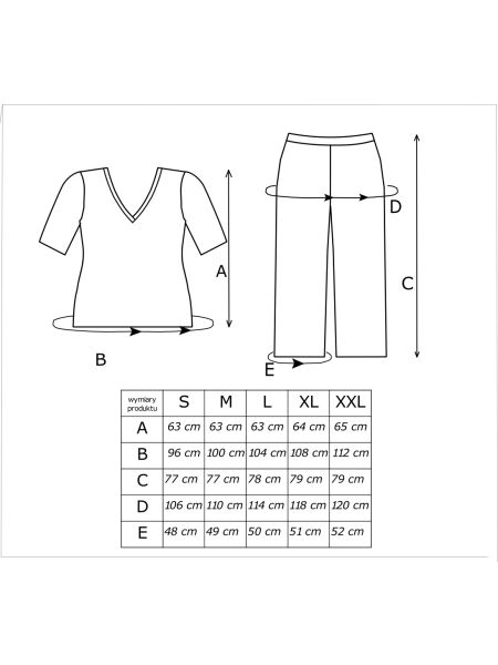 Baumwollpyjama mit 3/4 Hose - Rosalia 3/4 - 4