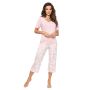 Baumwollpyjama mit 3/4 Hose - Rosalia 3/4 - 3
