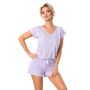 Baumwollpyjama für Damen mit kurzen Hosen - Fiorella short - 3