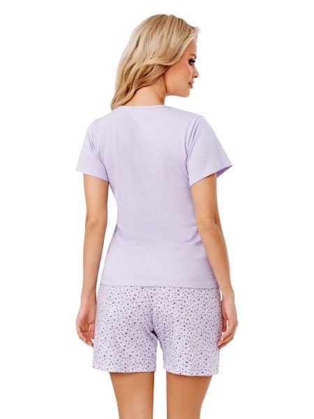 Pyjama aus geblümter Baumwolle für Damen - Fiorella 1/2 - 3