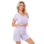 Pyjama aus geblümter Baumwolle für Damen - Fiorella 1/2 - 3
