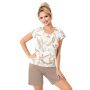 Kurzärmeliger Schlafanzug für Damen - Michelle 1/2 - 2