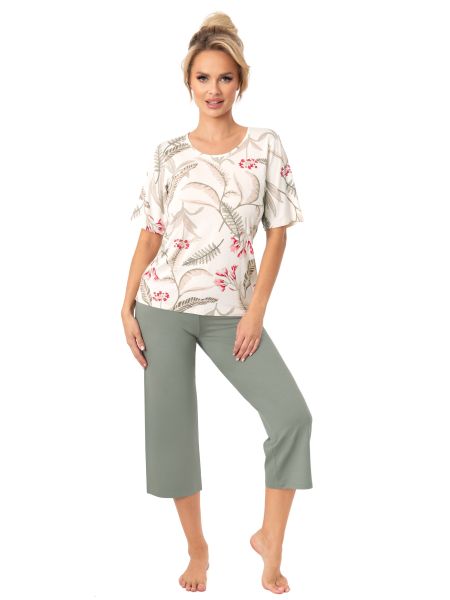 Damen Schlafanzug 3/4 Hose - Michelle 3/4 - 2