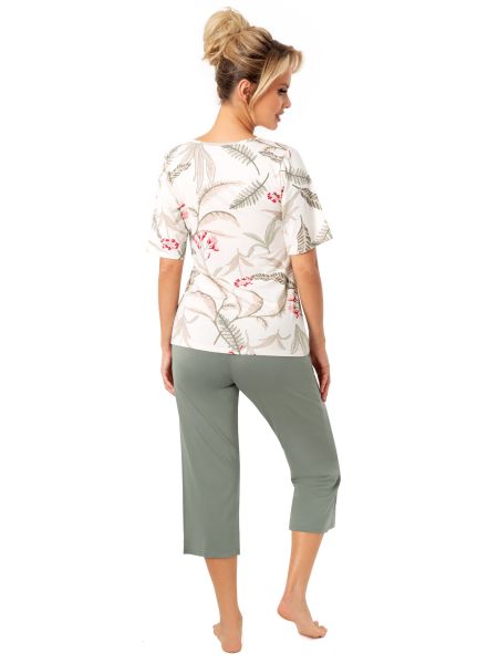 Damen Schlafanzug 3/4 Hose - Michelle 3/4 - 3