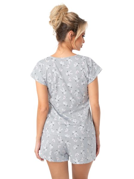 Baumwollpyjama für Damen mit kurzer Hose - Bunny short - 3