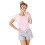 Kurzärmeliger Damen-Schlafanzug - Bunny short pink - 4