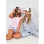Kurzärmeliger Damen-Schlafanzug - Bunny short pink - 3