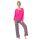 Karierter Baumwollpyjama für Frauen - Sleep long fuchsia