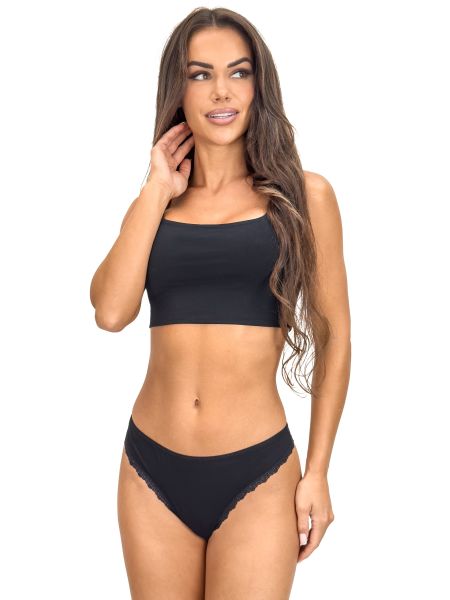 Baumwoll-Brasilianer für Frauen - 253 schwarz