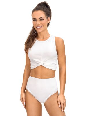 Höschen aus Baumwolle für Damen - 251 weiß