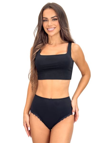 Höschen aus Baumwolle für Frauen - 251 schwarz - 2