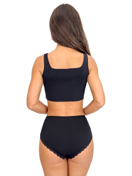Höschen aus Baumwolle für Frauen - 251 schwarz - 4