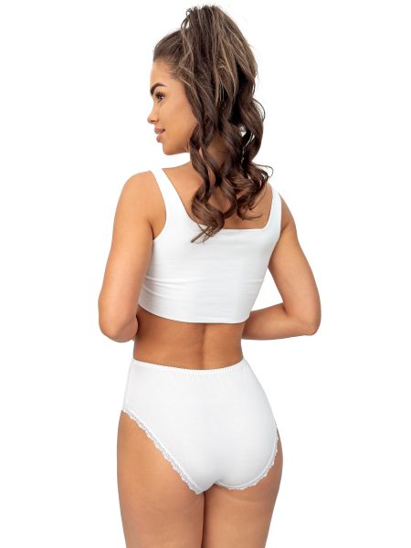 Damenhöschen mit hoher Taille - 246 weiß - 3