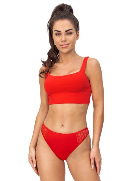 Sexy Spitzen-Tanga - 245 rot