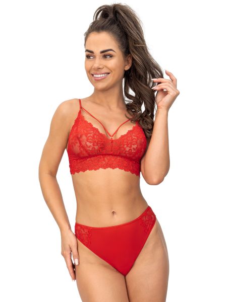 Soft-BH aus Spitze - 245 rot - 3