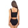 Damenhöschen mit hoher Taille - 244 schwarz - 5