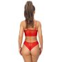 Sexy Spitzentop - 244 rot - 4