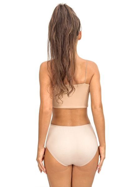 Hochtaillierte volle Feigen bequem - 239 beige - 3