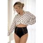 Damen-Slip mit hoher Taille - 239 schwarz - 2