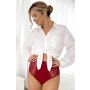 Komfort-Bikini-Unterteil mit hoher Taille - 239 burgundy - 2