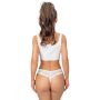 Weißer Spitzen-Tanga - 230 weiß - 5