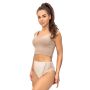 Beigefarbene Slips mit hoher Taille - 228 beige - 3