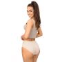 Beigefarbene Höschen mit hoher Taille - 213 beige - 4