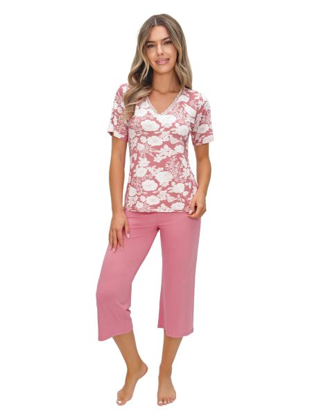 Damenpyjama-Hose 3/4 - Tina 3/4 - 2