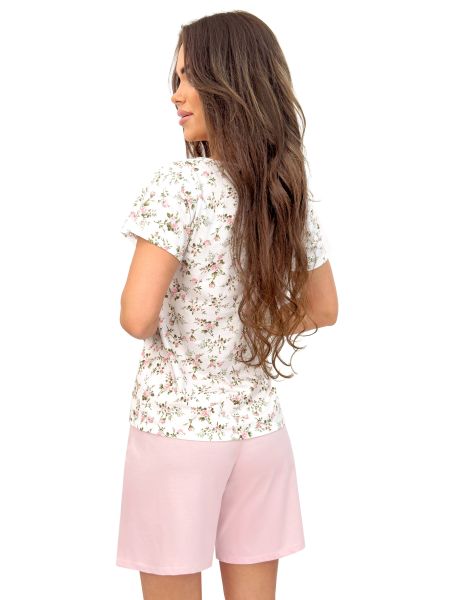 Baumwollpyjama für Damen – Emilia 1/2 - 3