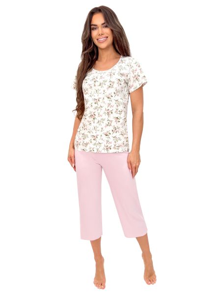 Baumwollpyjama-Hose 3/4 - Emilia 3/4 - 3