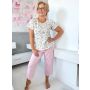Baumwollpyjama-Hose 3/4 - Emilia 3/4 - 3