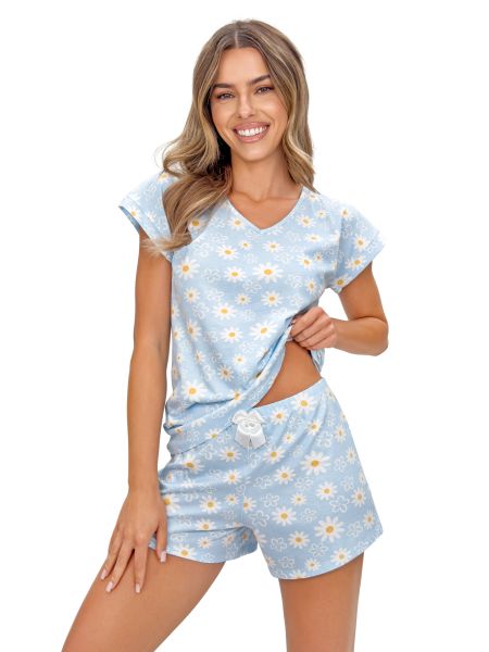 Baumwollpyjama mit Blumenmuster – Margaret Short - 2