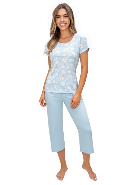 Baumwollpyjama-Hose 3/4 - Margaret 3/4 - 2