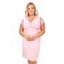 Nachthemd mit Spitze – Sonia Plus Size Puderrosa - 3