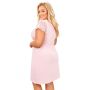 Nachthemd mit Spitze – Sonia Plus Size Puderrosa - 4