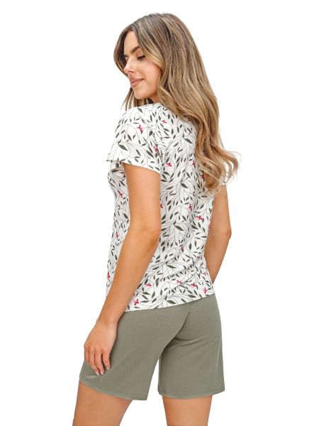 Damenpyjama mit Blumenmuster – Melisa 1/2 - 3