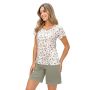 Damenpyjama mit Blumenmuster – Melisa 1/2 - 3