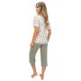 Damenpyjama aus Viskose – Melisa 3/4 - 4
