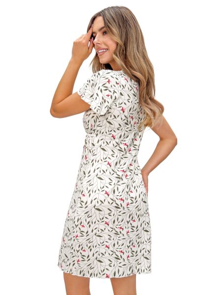 Damen-Nachthemd mit Blumenmuster – Melisa - 4