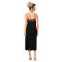 Elegantes, langes Nachthemd – Jasmine long schwarz - 4