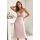 Langes elegantes Nachthemd – Jasmine long rosa