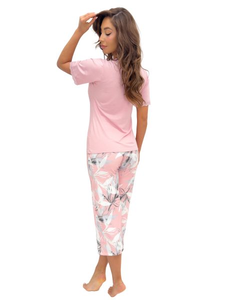 Damenpyjama-Hose 3/4 - Evita 3/4 - 3