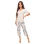 Damenpyjama mit 3/4-Hosen – Goya 3/4 - 3
