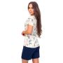 Kurzärmelige Damenpyjamas - Goya 1/2 - 4