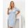 Elegantes blaues Nachthemd – Linda Plus Size, blau