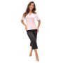 Damen-Pyjama mit Punkten aus Viskose – Pati 3/4 - 3