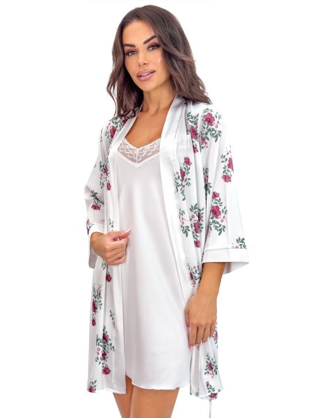 Satin-Bademantel für Damen – Julia - 2