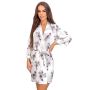 Satin-Bademantel für Damen – Julia - 2
