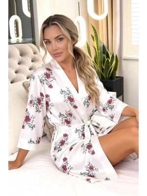 Satin-Bademantel für Damen – Julia